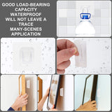 Double-Sided Adhesive Wall Hook on Hangers Stickers