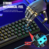 HXSJ V200 Wired K68 RGB Streamer Mini Gaming Keyboard