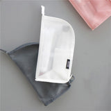 1Pc Folding Zipper Travel Makeup Brush Bag