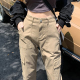 Retro  Pockets Cargo Pants