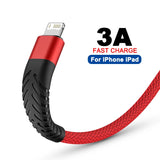 3A Fast Charging USB Cable for iPhone Charger Cord Data Wire