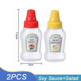 Mini Tomato Ketchup Bottle Portable Sauce Salad Squeeze Bottle