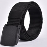 Men Non Metal Plastic Steel Buckle Belt