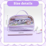 Kawaii Pencil Case Double Layer Large Capacity