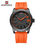 NAVIFORCE Luxury  Quartz Watch Men Silicone Strap