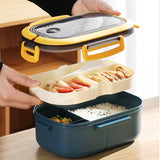 Single Double-layer Lunch Box Portable