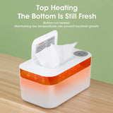 Baby Wet Wipe Heater Warmer with LED Display Wet Towel Dispenser Portable