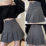 Pleated Skirt Women Y2k