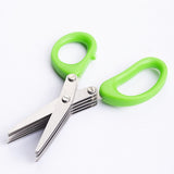 Multifunctional Muti Layers Stainless Steel Knives Kitchen Scissors