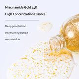 Skincare Product 24K Gold Niacinamide Face Serum