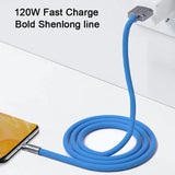 120W 6A Super Fast Charge TypeC Liquid Silicone Cable Quick Charge