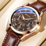 Men's Casual belt quartz watch