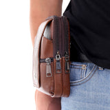 Men Leather Waist Bag