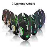 Gaming Mouse Wireless Rechargeable Optical Mice Silent Click