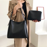 LEFTSIDE Fashion Leather Tote Bag