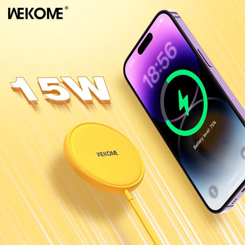 WEKOME Fast Charge Charger Type C 15W Wireless Charging Pad