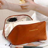 PU Pillow Cosmetic Bag Large Capacity Cosmetic Storage Bag Convenient Travel Wash Bag