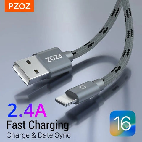 PZOZ Usb Cable For iPhone Cable Fast Charging