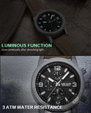 MEGIR Chronograph  Luxury Casual Sports Watches