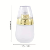 30ml Refillable Vacuum Frosted Glass Bottle for Makeup, Face Cream, Lotion, and Ointments