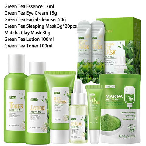 9pcs Facial Products Kit Sakura Skin Care Set