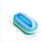 Kitchen Sponge Wipe with Handle Cleaning Brush