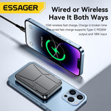 Essager 20W Magnetic Wireless Charging 10000mAh Mini Power Bank With Phone Holder