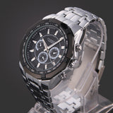 CURREN Men  Watches Full Steel Quartz Clock