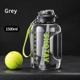 2 Liter Water Bottle with Straw Large Portable Travel Bottles