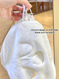 Hot compress towel hanging ear soft skin-friendly steam