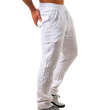 Men's Cotton Linen Pants Male