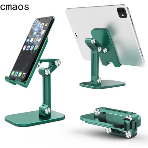 Three Sections Foldable Desk Mobile Phone Holder