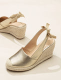 Wedges Sandals For Women Fashion Closed Toe