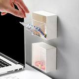 1/2pcs Wall Mounted Storage Boxes