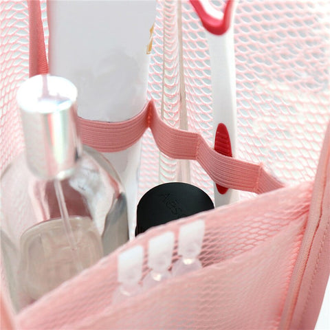 1Pc Folding Zipper Travel Makeup Brush Bag