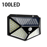 Led Solar Wall Lamp Four Side Light Solar Induction