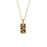 Classic Tarot Cards Pendant Necklace For Women