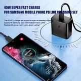 PD 45W Super  USB Type C Cable Fast Charging  Adapter