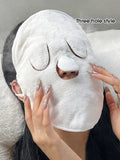 Hot compress towel hanging ear soft skin-friendly steam