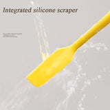 2 Pieces Yellow/Brown Scraper Silicone Spatula Set Gadget Tools