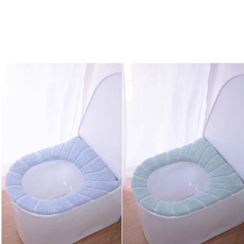 2 Pcs Nordic Style Toilet Mat