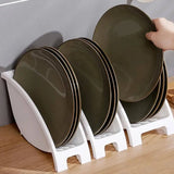 1PC Carbon steel Cabinet Shelves Plates and Dishes Storage Rack Bowl Cup