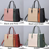 Patchwork Handbags For Women Adjustable Strap