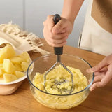 1pc Stainless Steel Manual Potato Ricer Garlic Masher