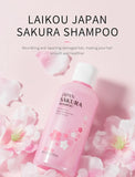 LAIKOU Sakura Shampoo Repair Damaged Hair Moisturizing Nourishing Anti Dandruff Oil Control