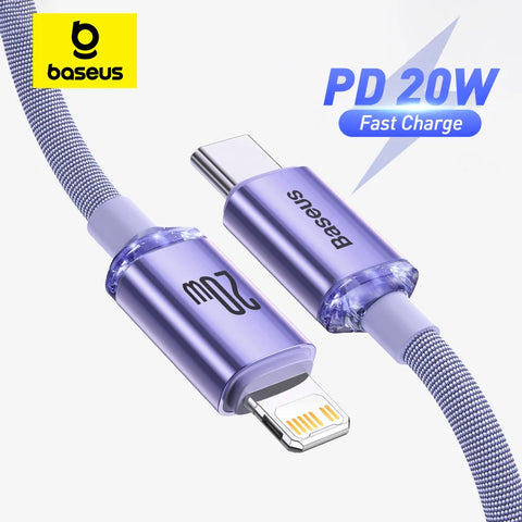 Baseus USB Type C PD 20W Cable for iPhone Charging Cable