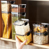 Sealed Jars Kitchen Grain Storage Organizer Large Tank Plastic Moisture-proof Storage Box