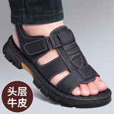 Genuine Leather Men Sandals