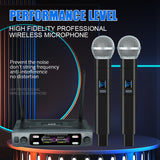 Wireless Microphone Handheld Dual Channels