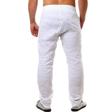 Men's Cotton Linen Pants Male